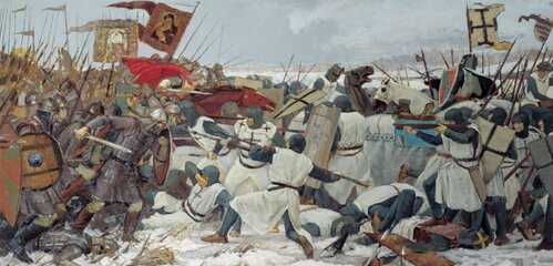 «Великие битвы России» – сериал, документальная драма.