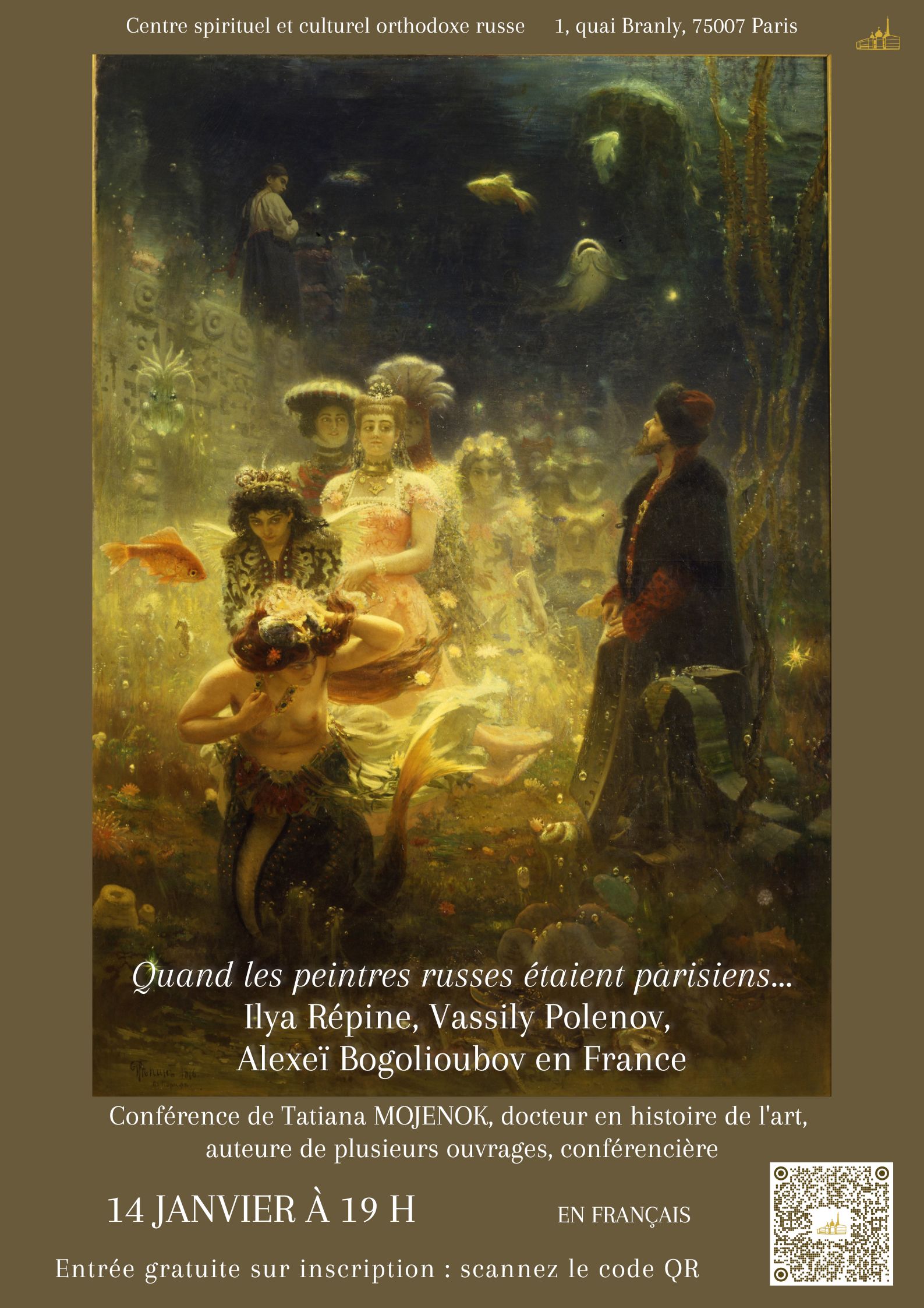 Quand les peintres russes étaient parisiens... Ilya Répine, Vassily Polenov, Alexeï Bogoliubov en France