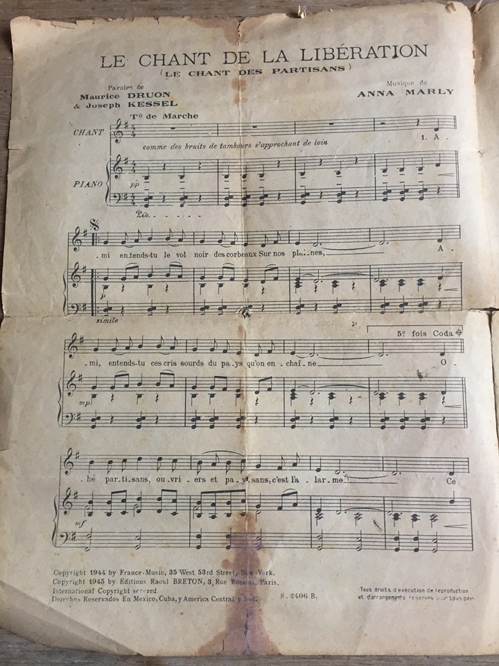 « Le Chant des partisans : Histoire de l’hymne de la Résistance française »
