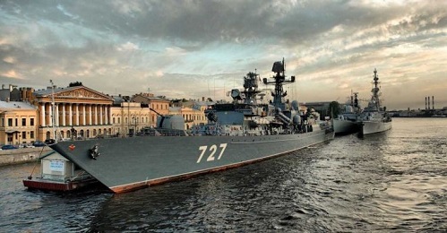 Санкт-Петербург: Торжественный парад, посвященный Дню Военно-морского флота
