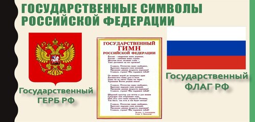Государственная символика Российской Федерации.