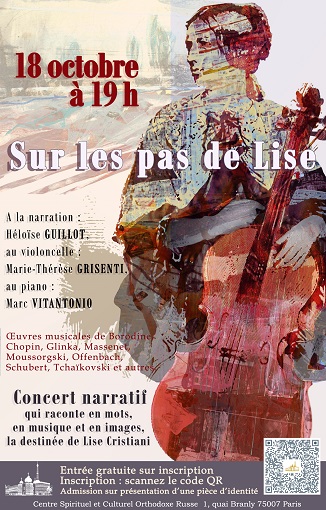 Sur les pas de Lise ▪ Concert pour violoncelle & piano