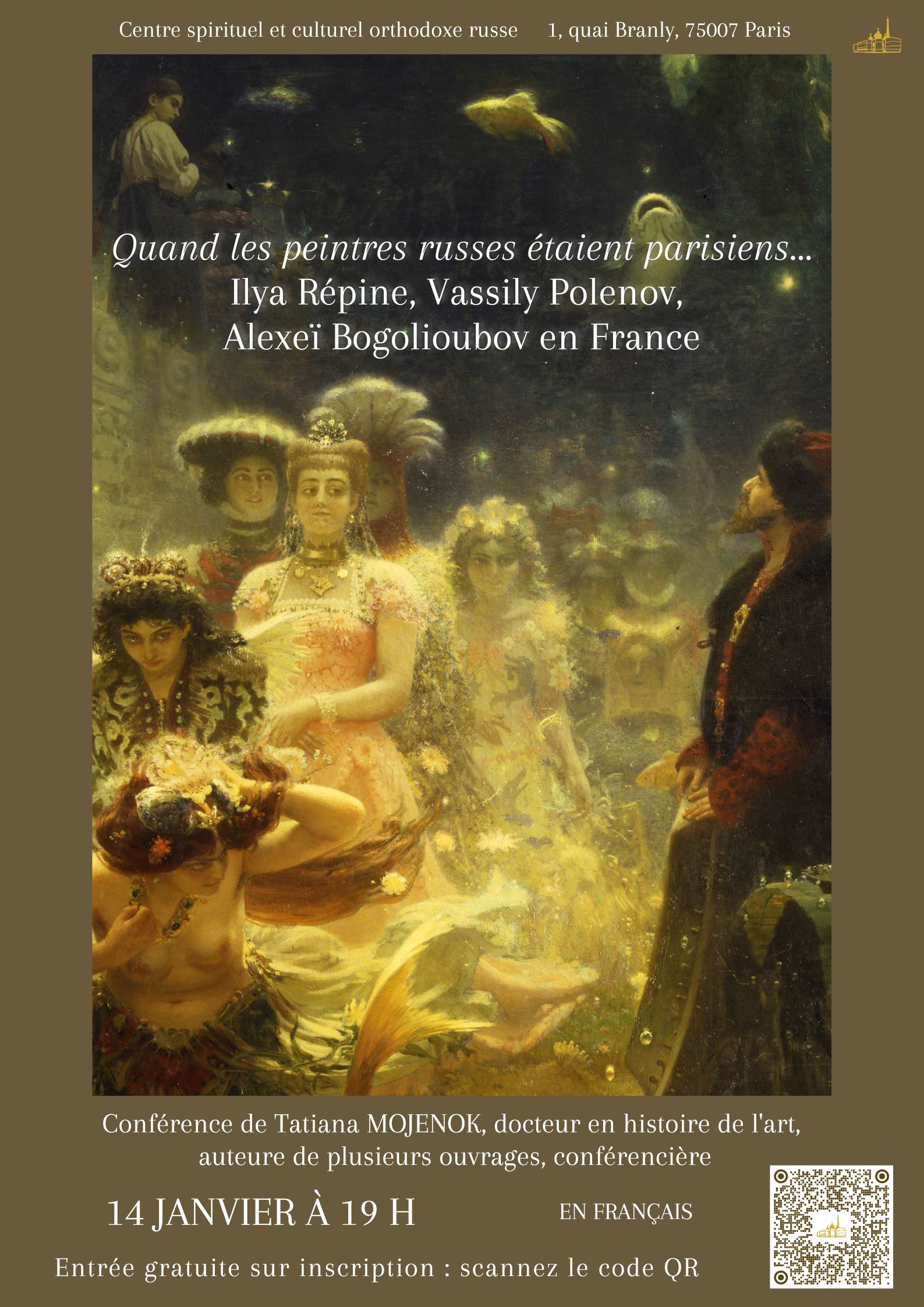 Quand les peintres russes étaient parisiens... Ilya Répine, Vassily Polenov, Alexeï Bogoliubov en France
